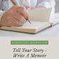 Workshop: Tell Your Story - Write A Memoir — Pure Arts Group
