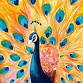 Peacock at Globe Inn Marsh, Rye