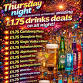 Thursday Night £1.75 Drinks Deals