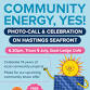 Community energy, yes! Photo call & celebration on Hastings seafront